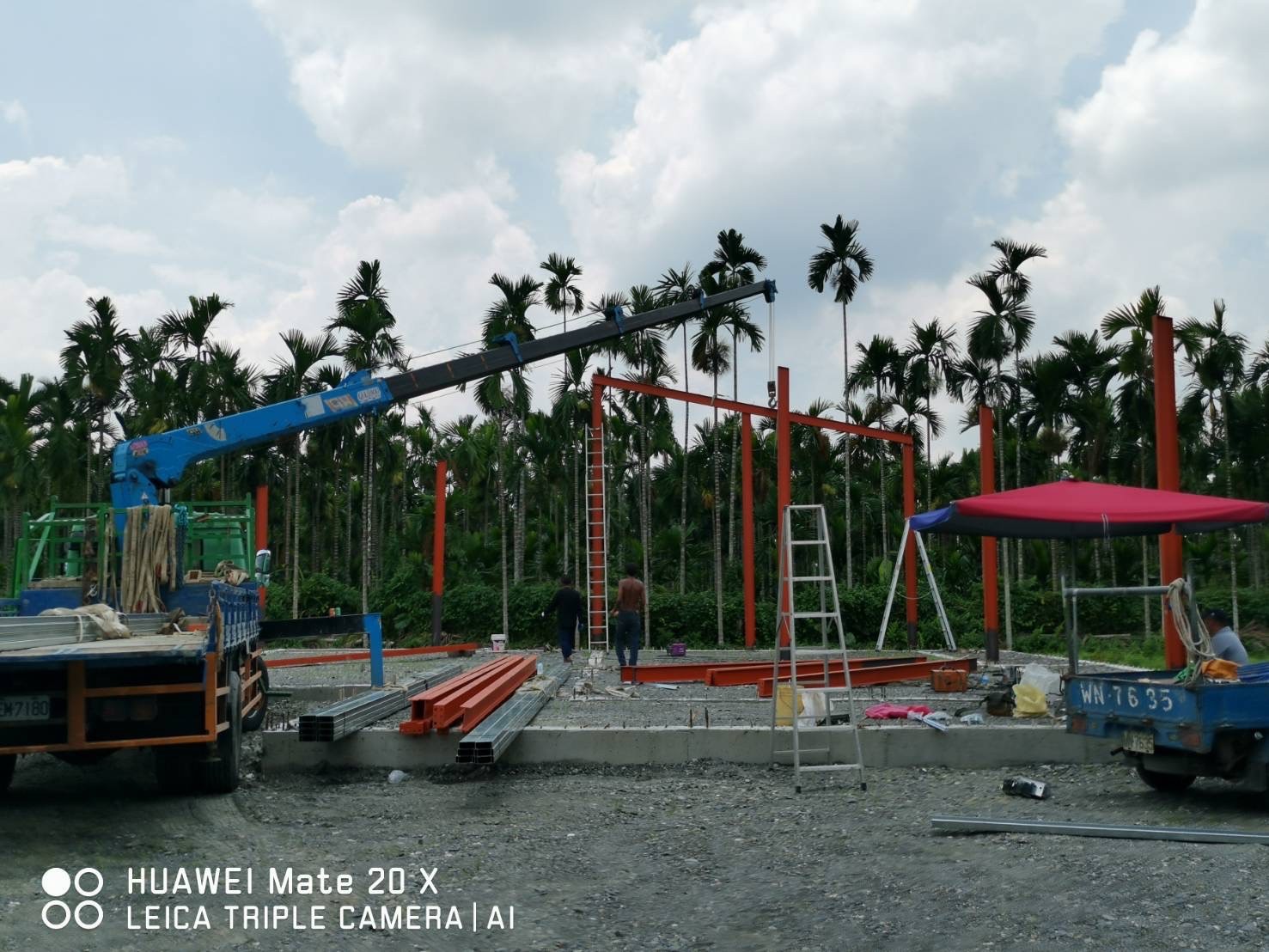 鋼骨結構施工實照