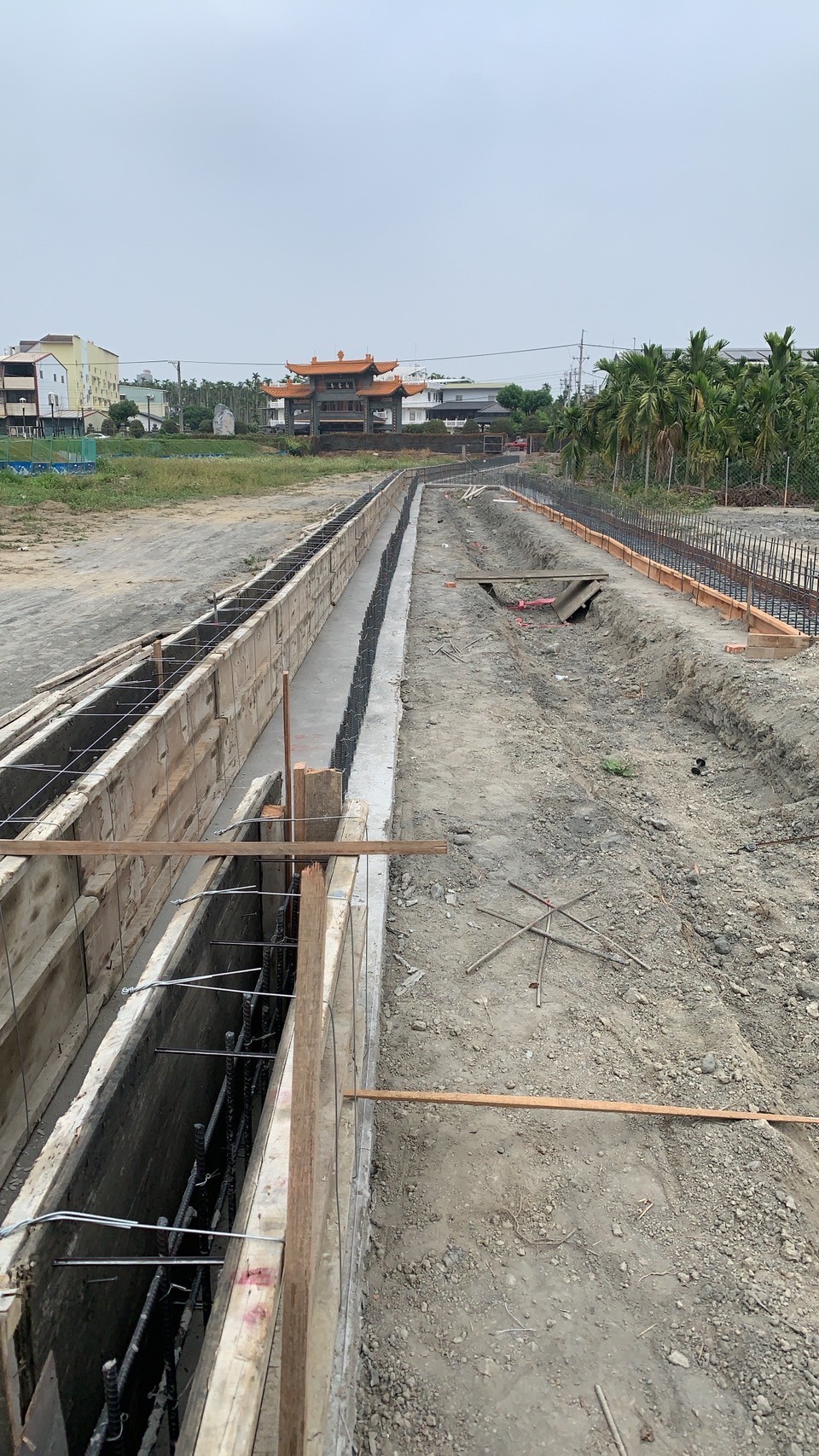 都計農地土木工程板模工程完工