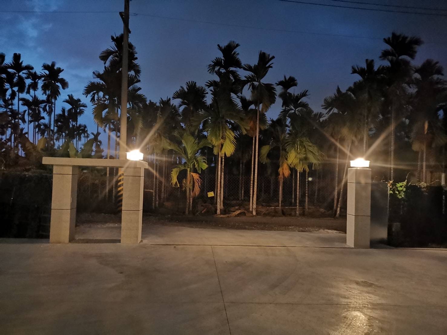 大門電燈安裝測試