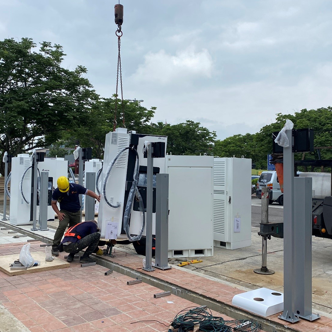 充電樁吊掛/定位