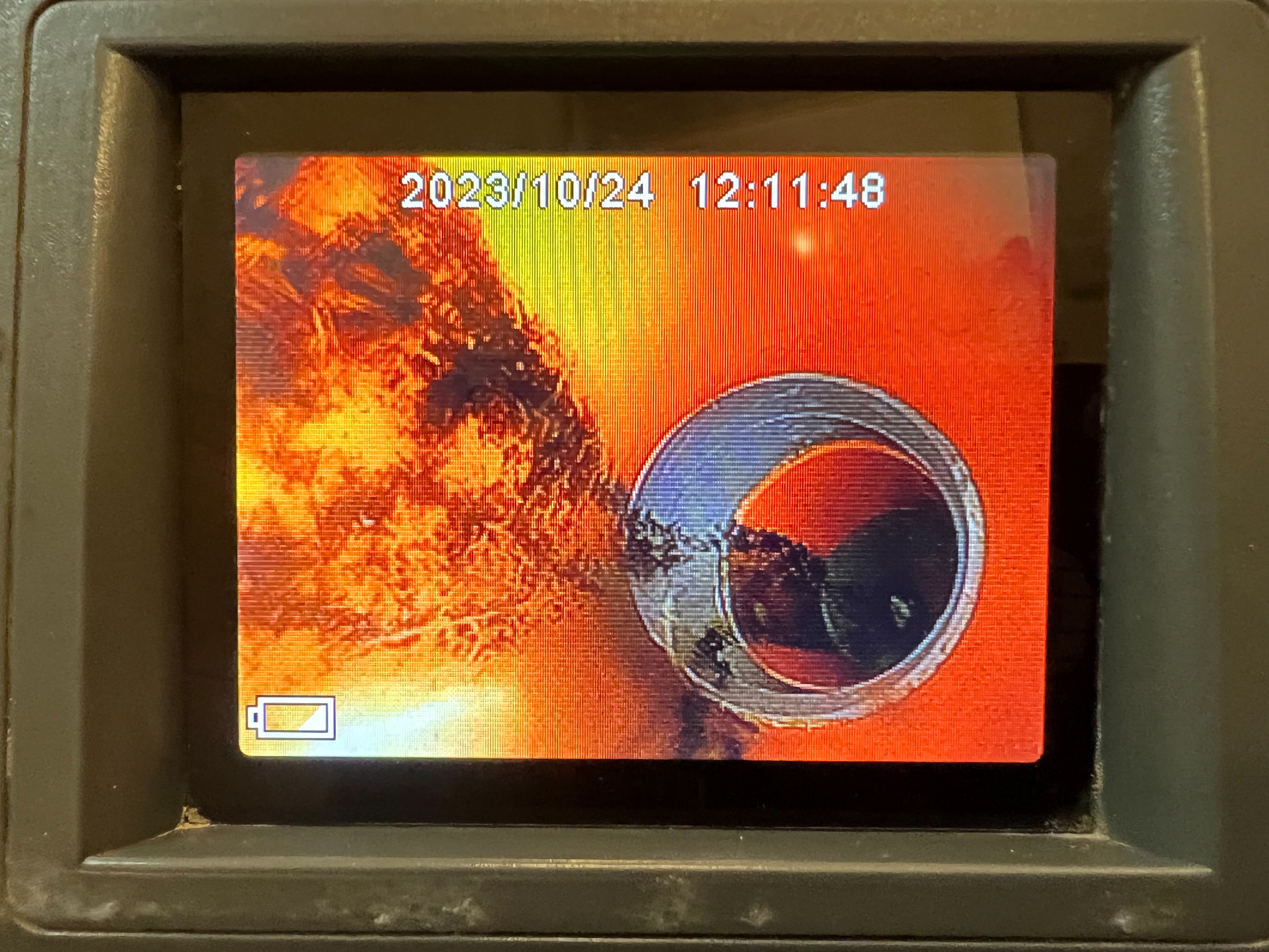 高雄水管管路內視鏡檢測前後照