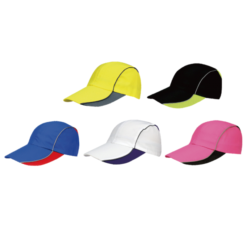 剪裁款反光路跑帽