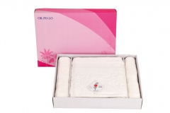 有機棉1浴2毛禮盒