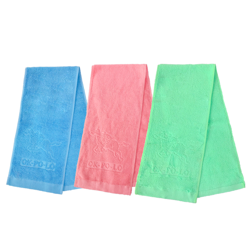 OKPOLO好馬牌緹花運動毛巾