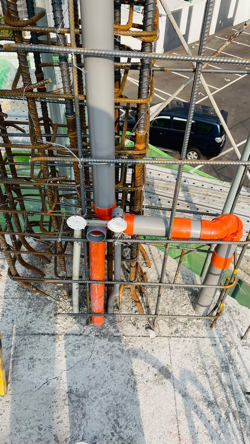 結構場-柱牆配置