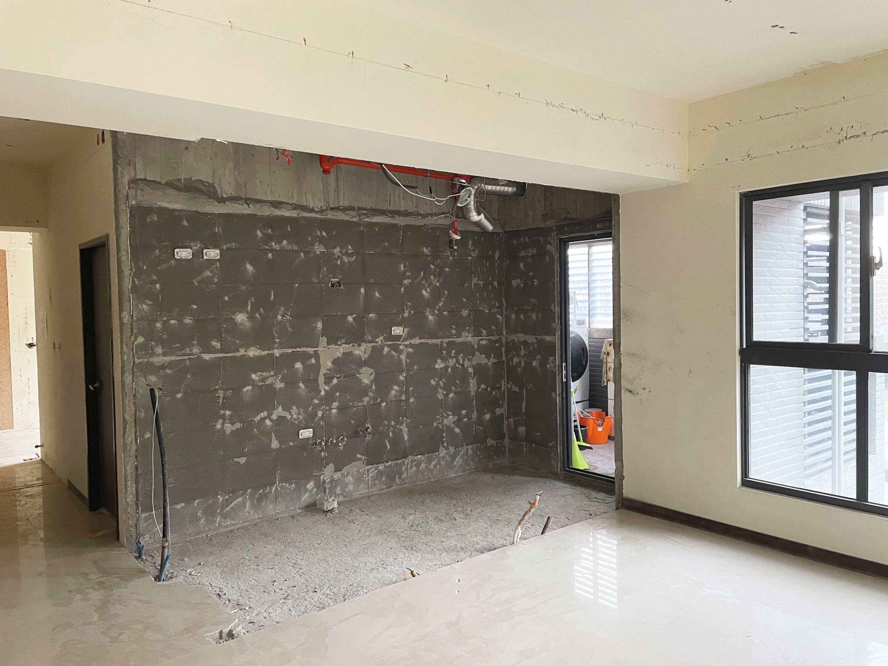 廚房磁磚打除工程