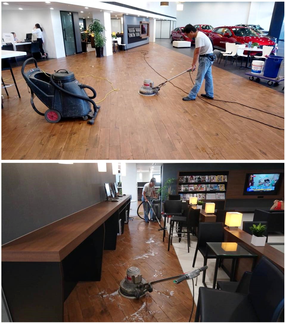 車廠地板清潔