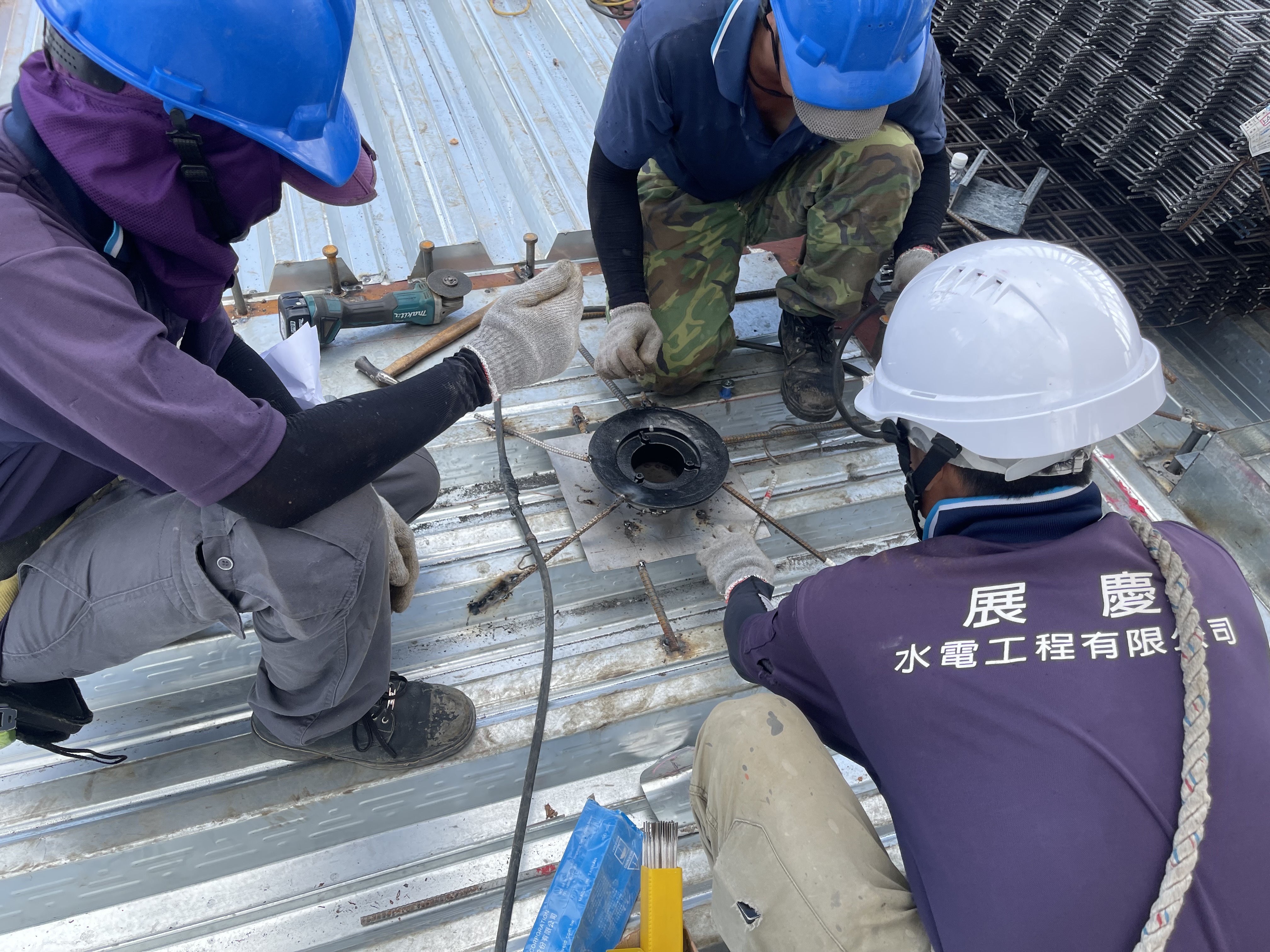 展慶水電工程現場施工