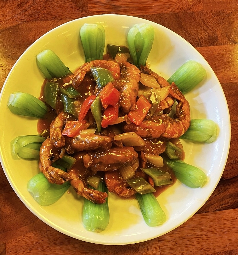 糖醋大蝦-臺南安平阿肥桶仔雞