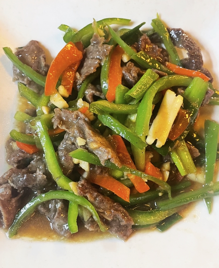 青椒牛肉-臺南安平阿肥桶仔雞