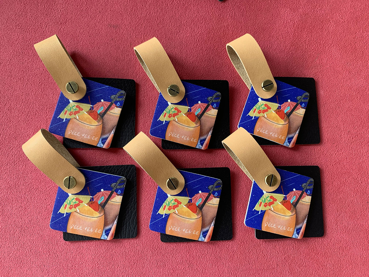 皮革鑰匙圈印刷-禮贈品宣傳品-億納印刷