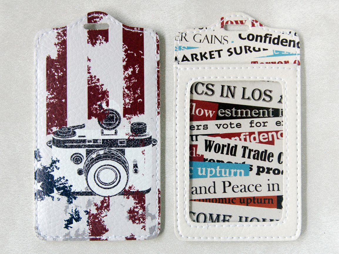 票卡夾(合成皮)印刷-禮贈品宣傳品-億納印刷