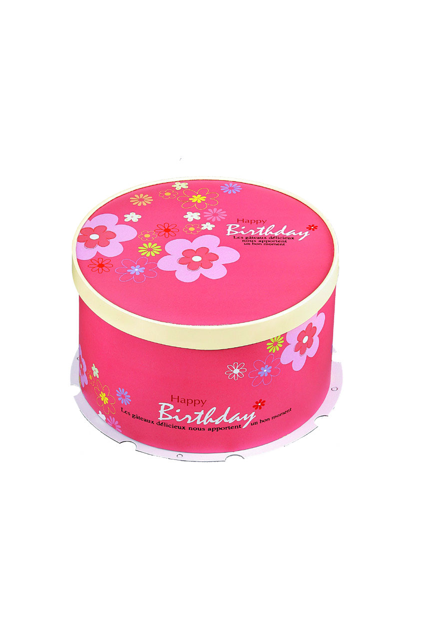 圓型蛋糕盒8.10.12.14.16吋-繽紛世界