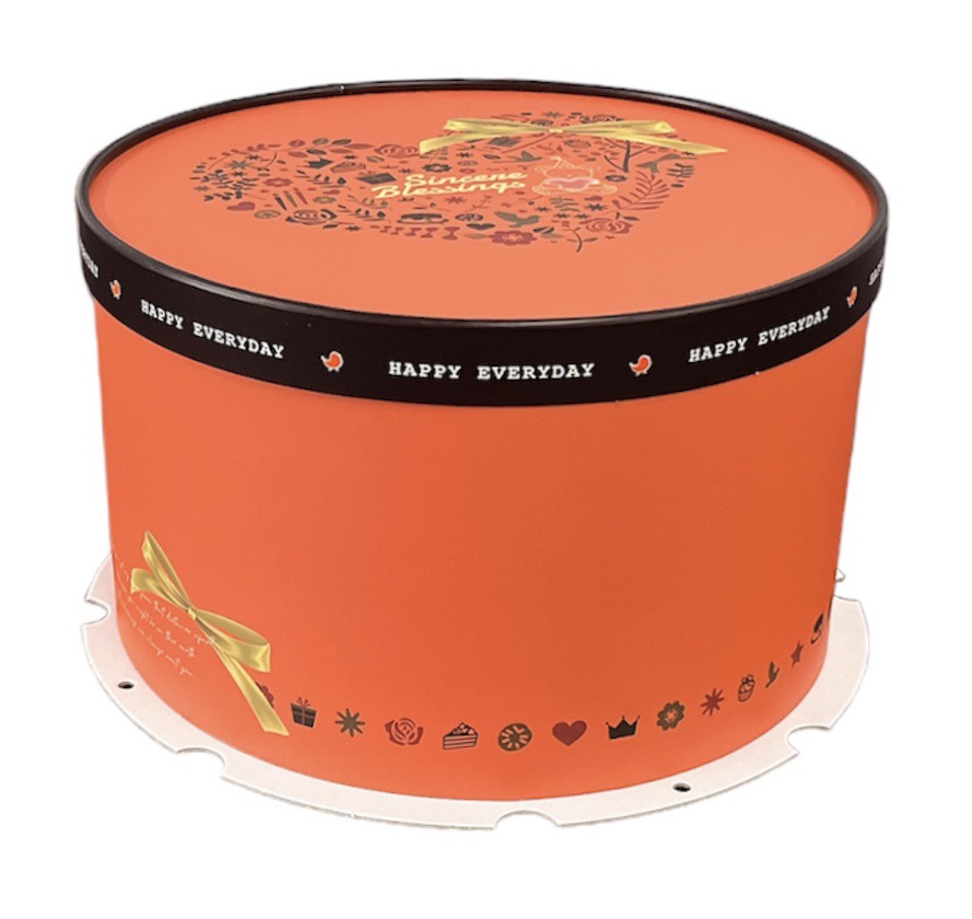 圓型蛋糕盒10吋-臻心