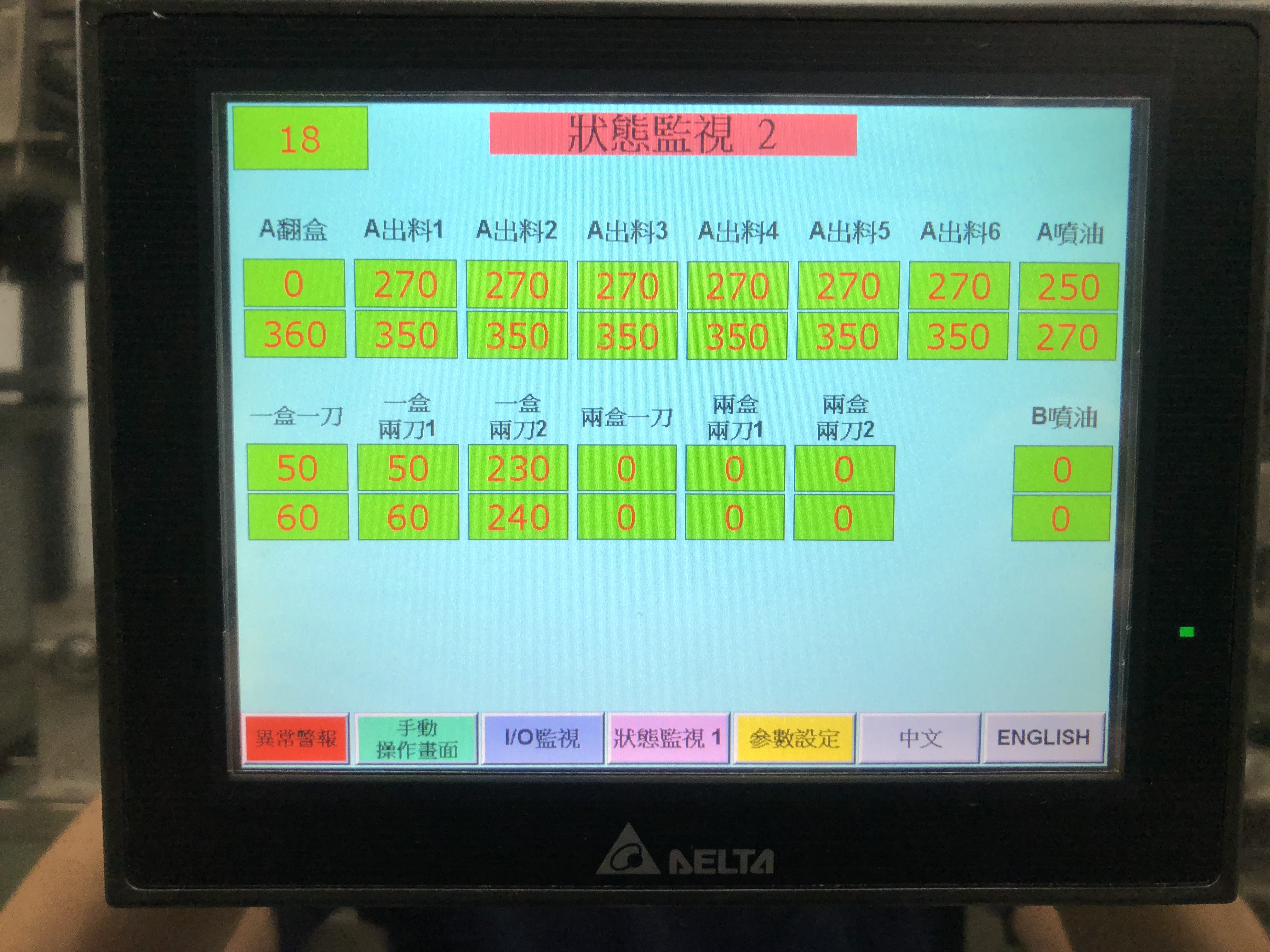 水煮麵機人機面板