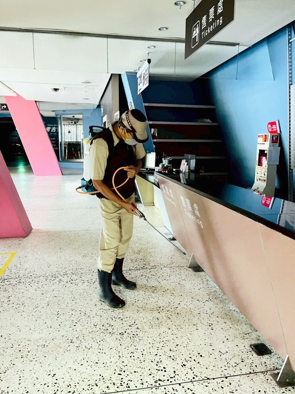 十三行博物館病媒防治作業