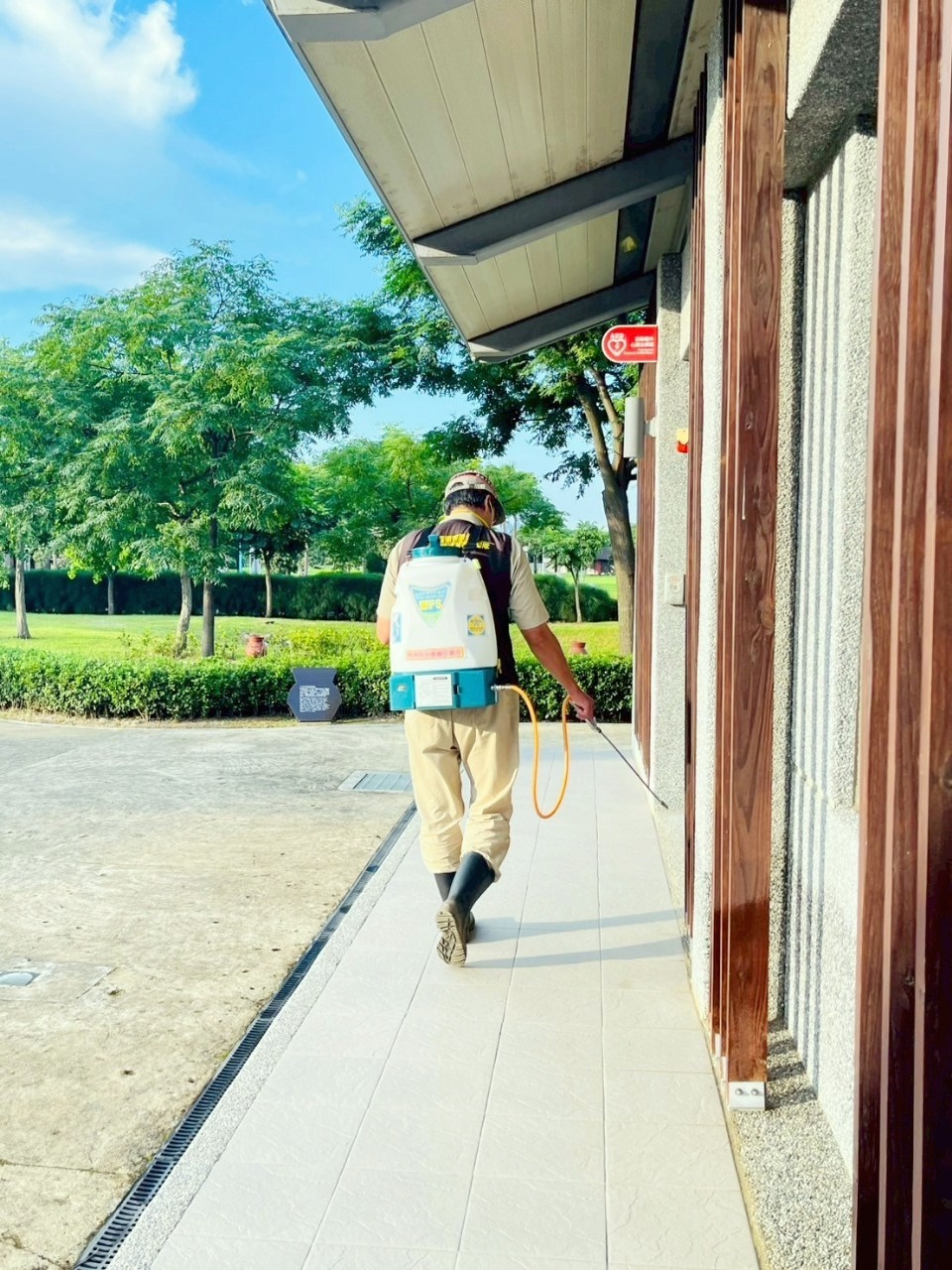 十三行博物館病媒防治作業