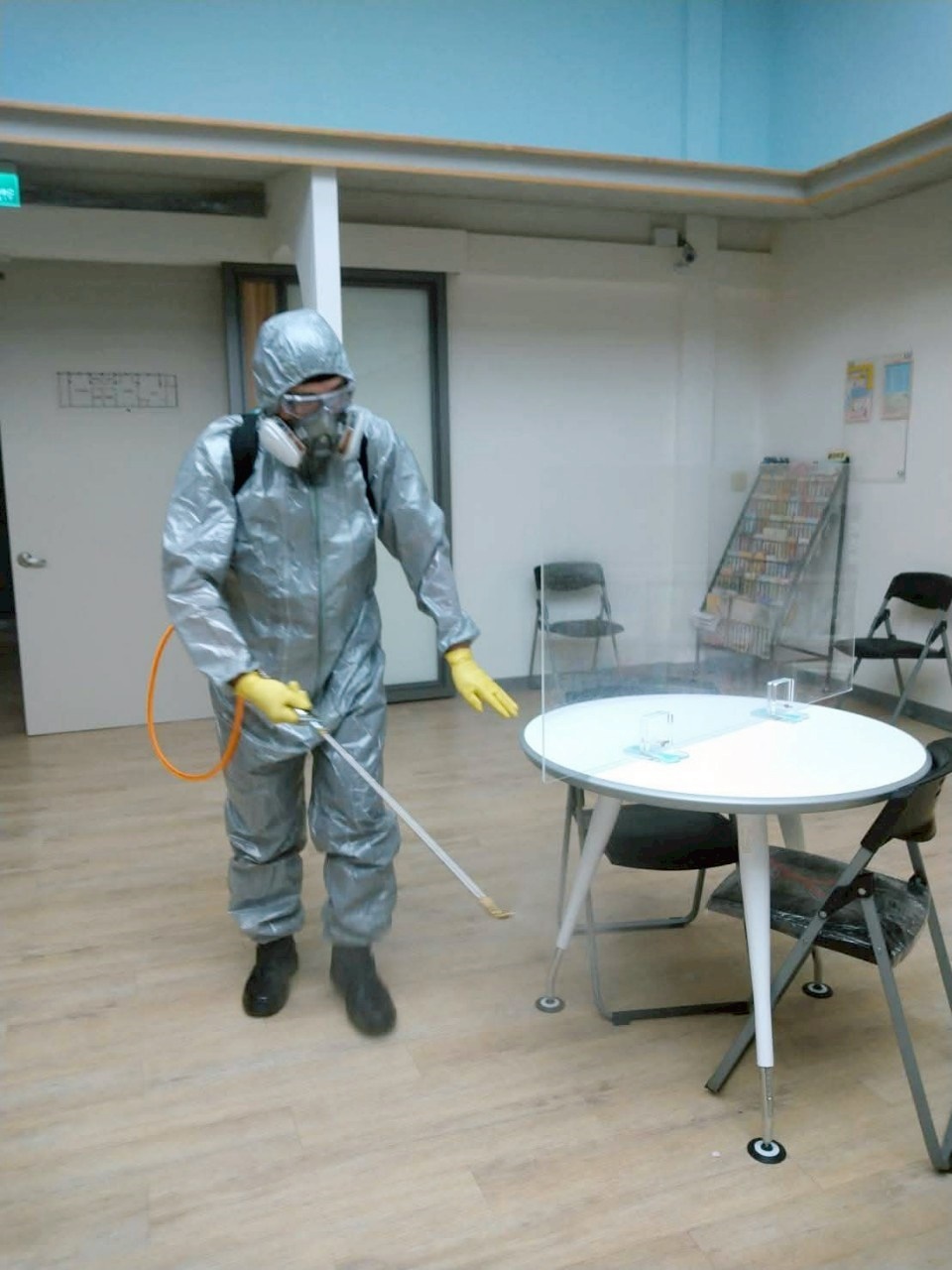 新冠病毒期間防疫消毒作業