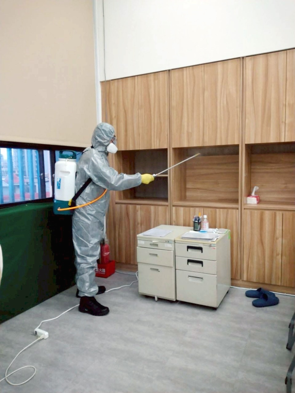 新冠病毒期間防疫消毒作業