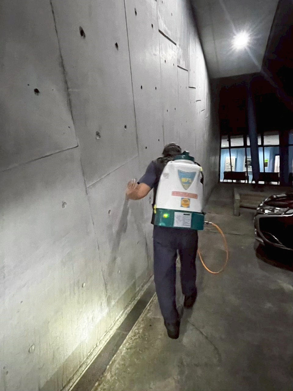 十三行博物館病媒防治作業