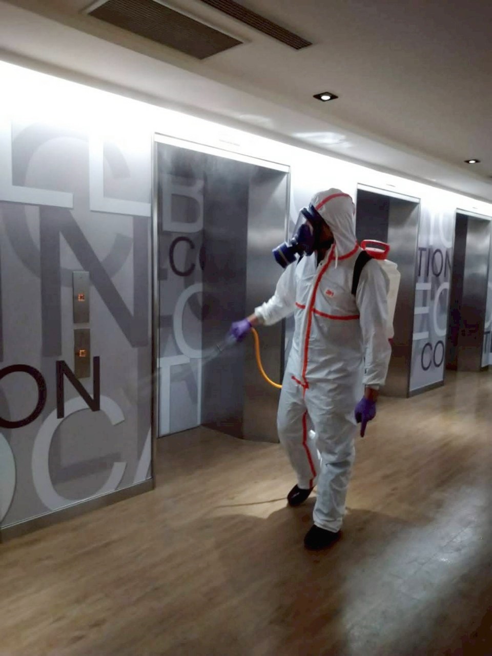 新冠病毒期間防疫消毒作業