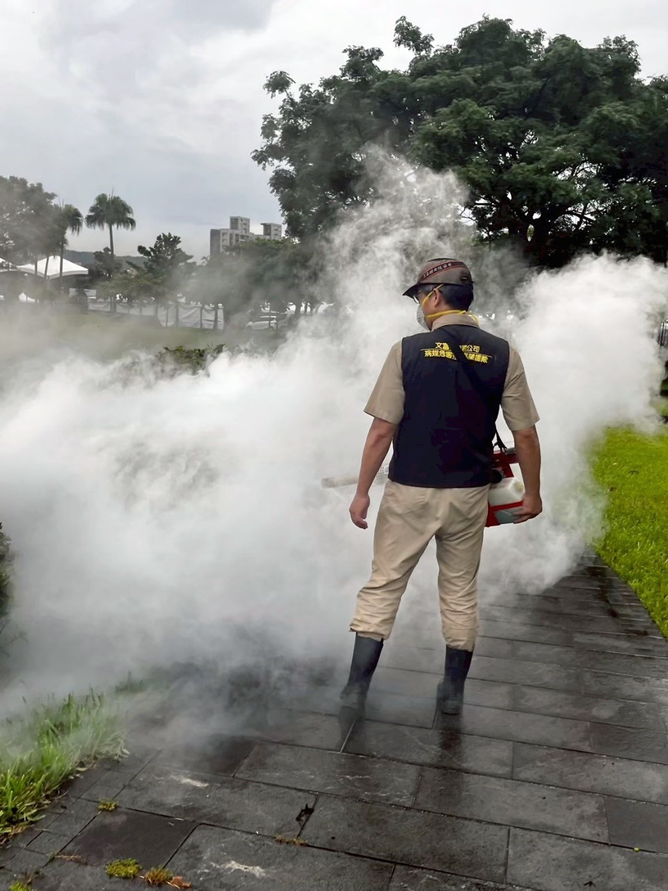 十三行博物館病媒防治作業