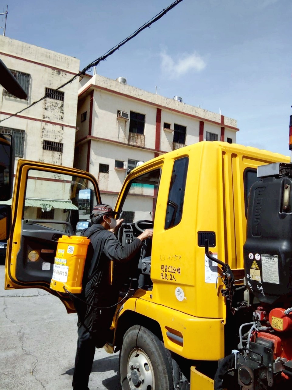 台電彰化營業處消毒作業