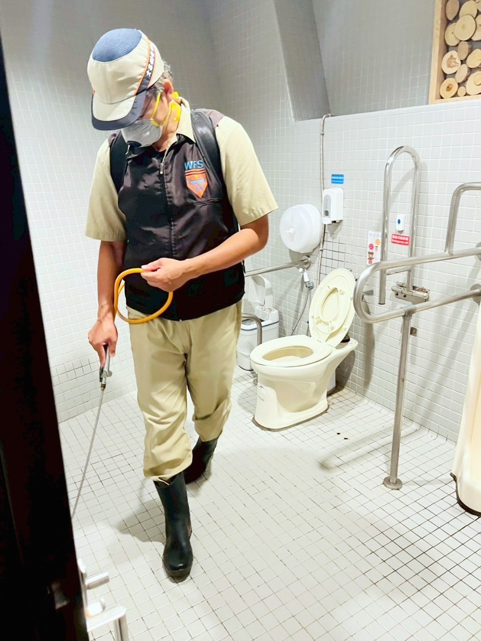 十三行博物館病媒防治作業