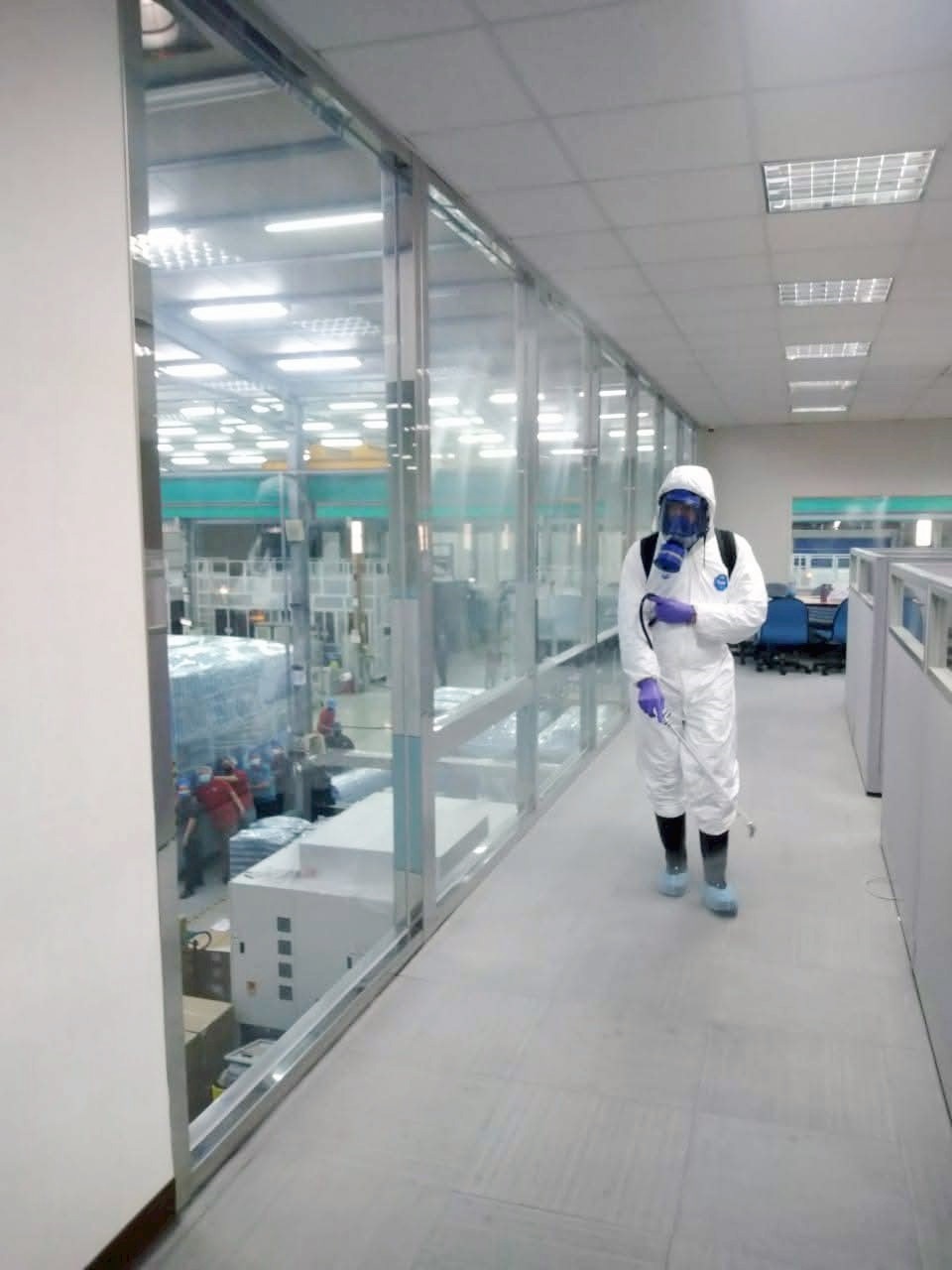 新冠病毒期間防疫消毒作業