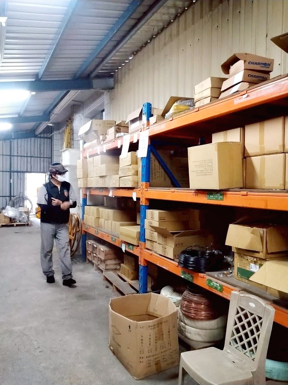 台電彰化營業處消毒作業