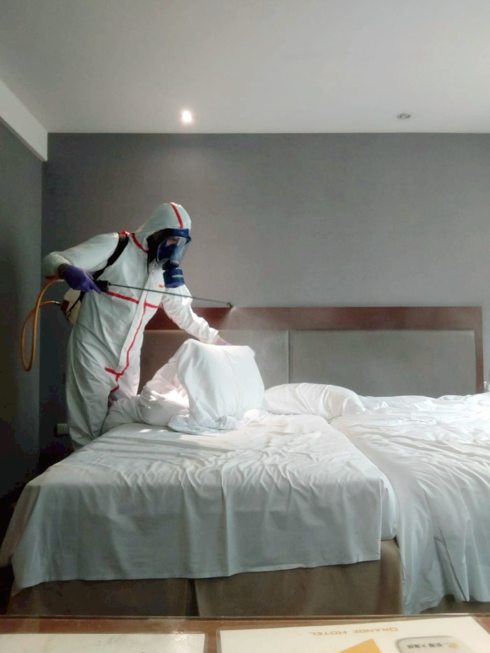 新冠病毒期間防疫消毒作業