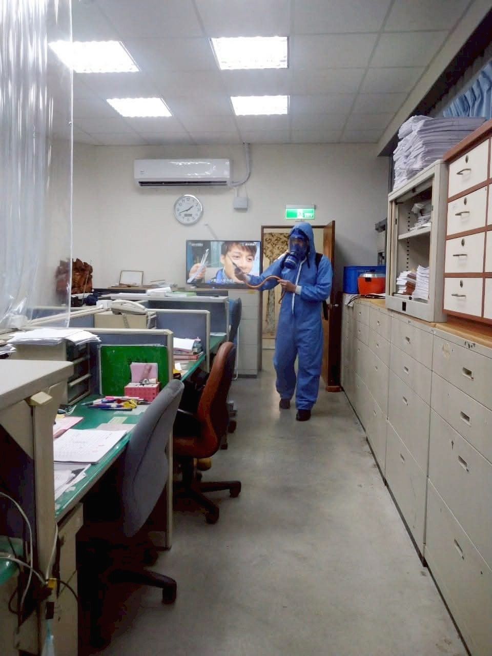 新冠病毒期間防疫消毒作業