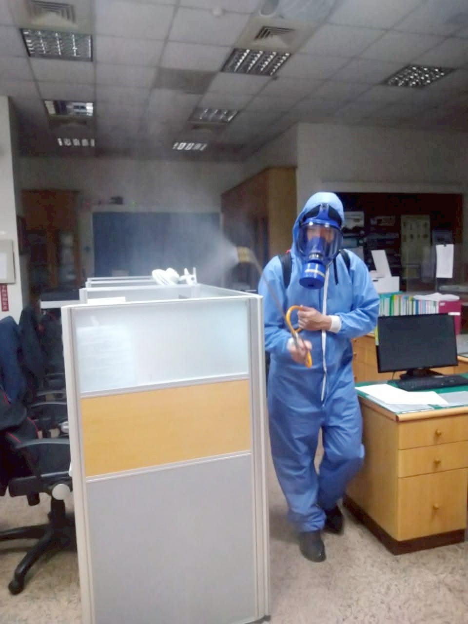 新冠病毒期間防疫消毒作業