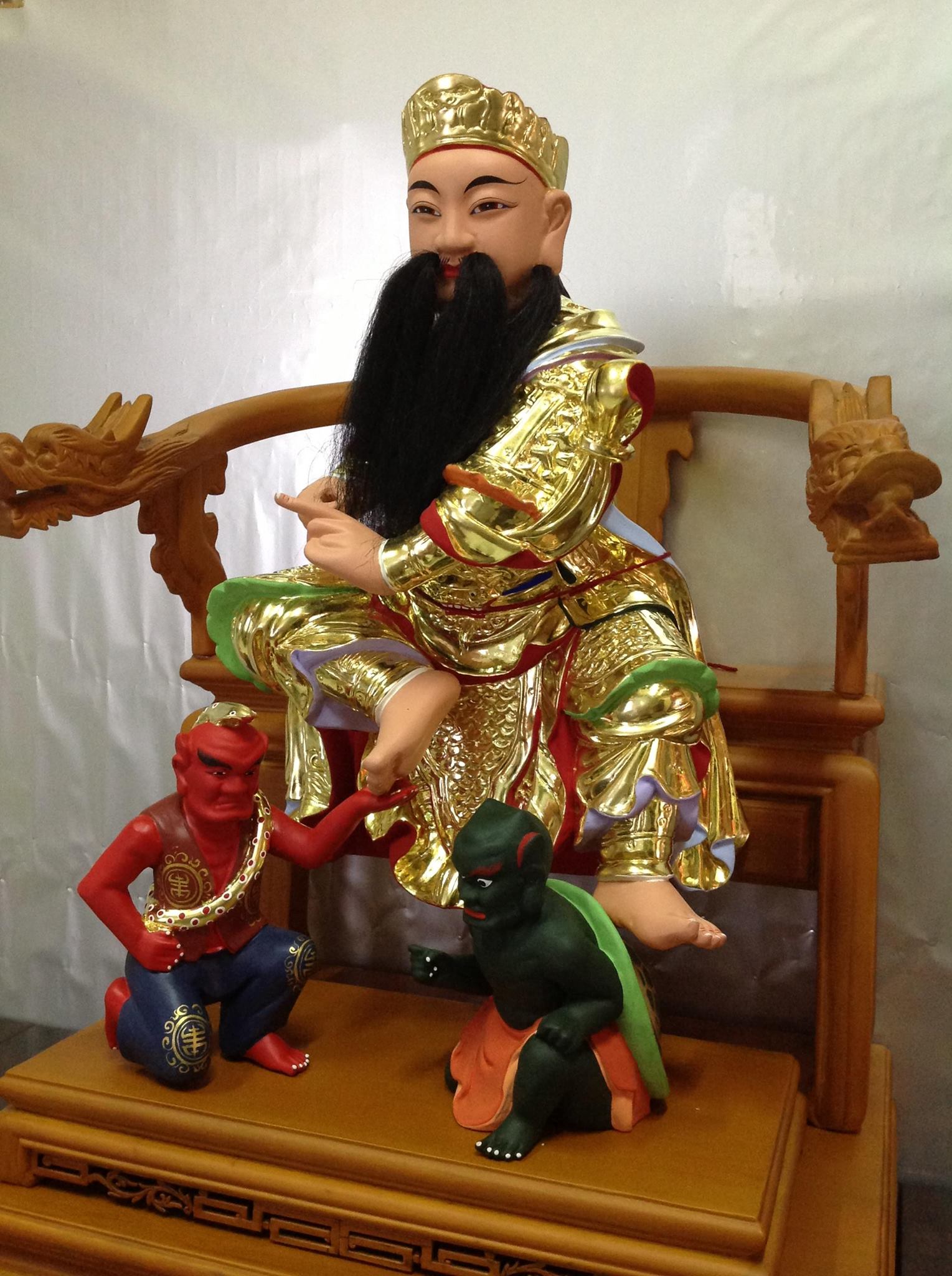 佛像-脫椅玄天上帝人形龜蛇