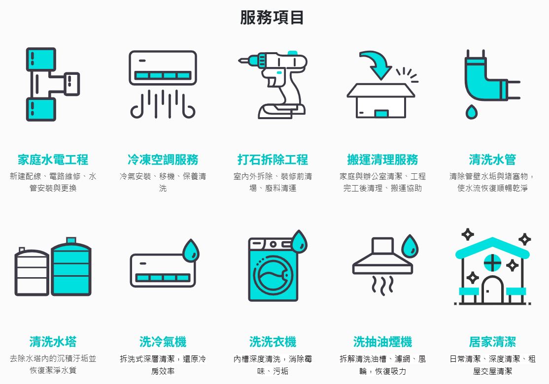 580我幫您 ┃家庭水電 ┃冷凍空調 ┃打石拆除 ┃搬運清潔-undefined
