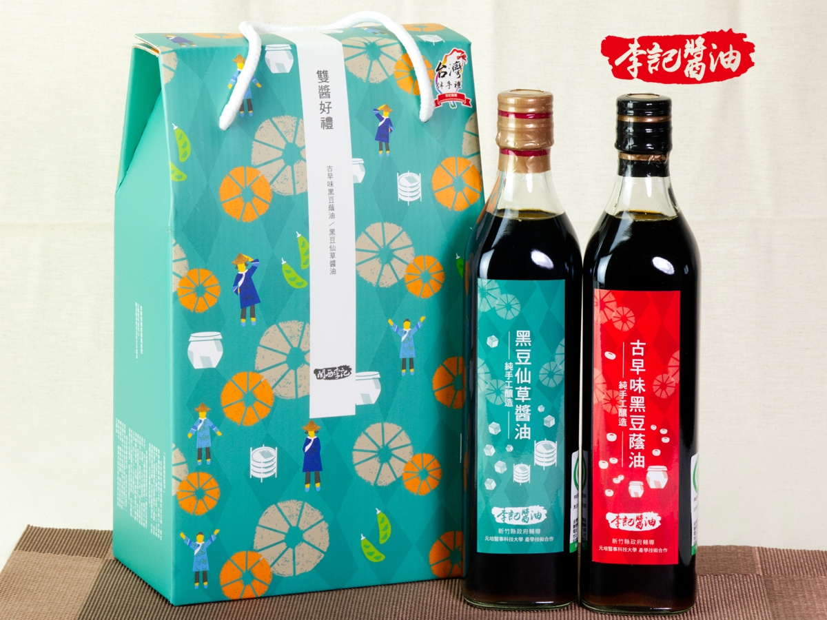 李記醬油-台灣手工黑豆醬油 | 有機苦茶油 | 李記拌醬-土產品