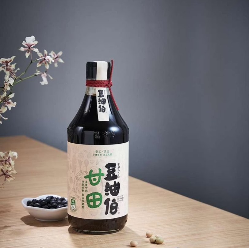 豆油伯甘田釀造醬油500ml(薄鹽醬油)