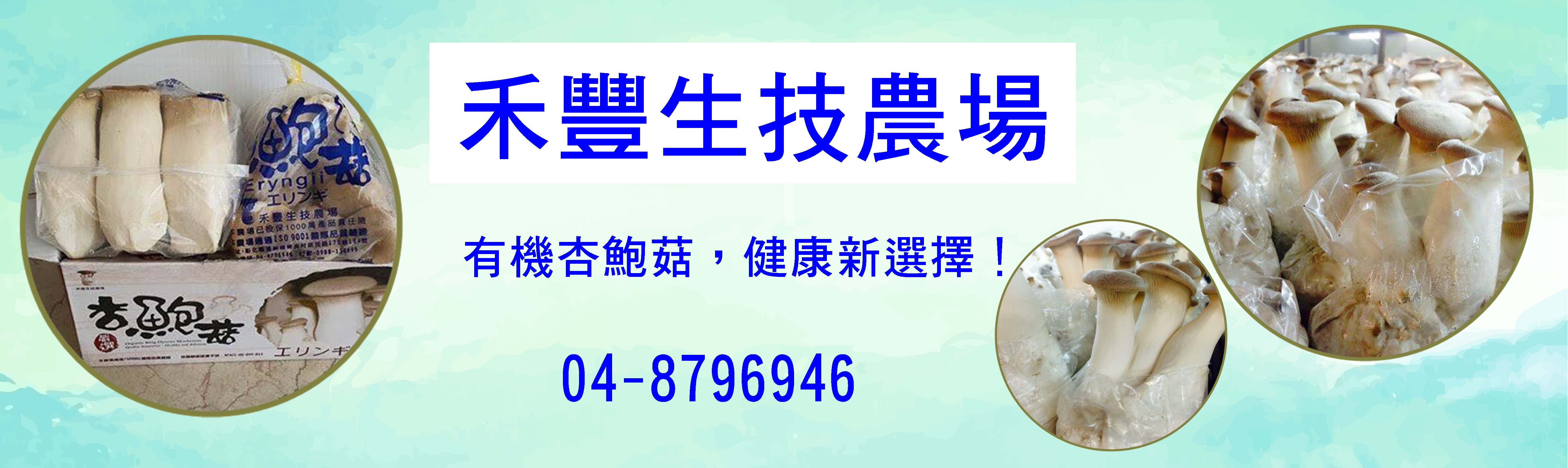 禾豐生技農場~新鮮優質有機杏鮑菇-有機農產品