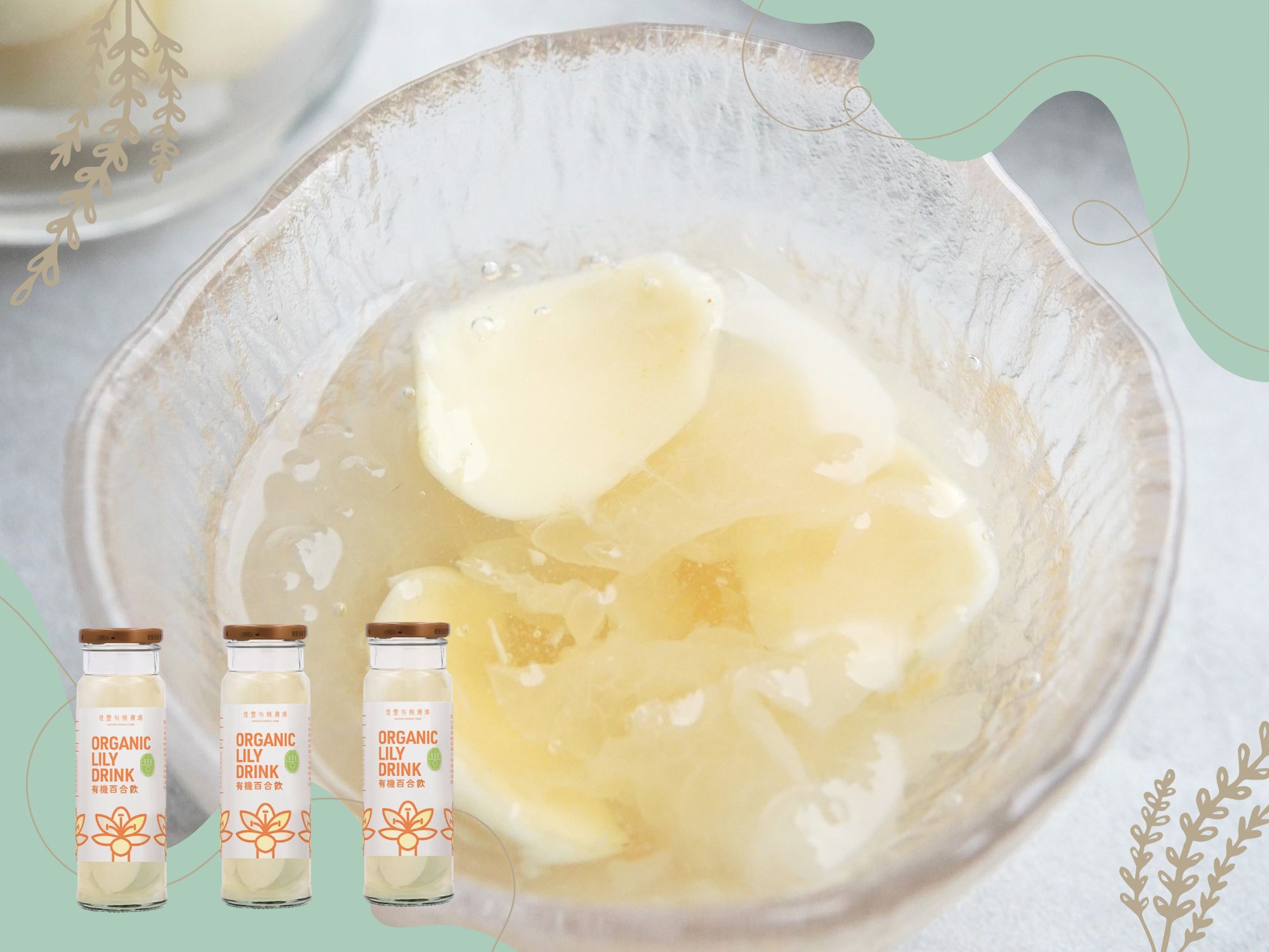 佳豐有機農場 × 有機食用百合 × 百合銀耳飲品-農產品